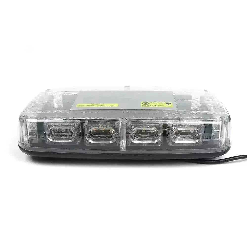 [AMBER] LED Rooftop 12" Mini Emergency Strobe Lights Bar - Premium Services Technologies