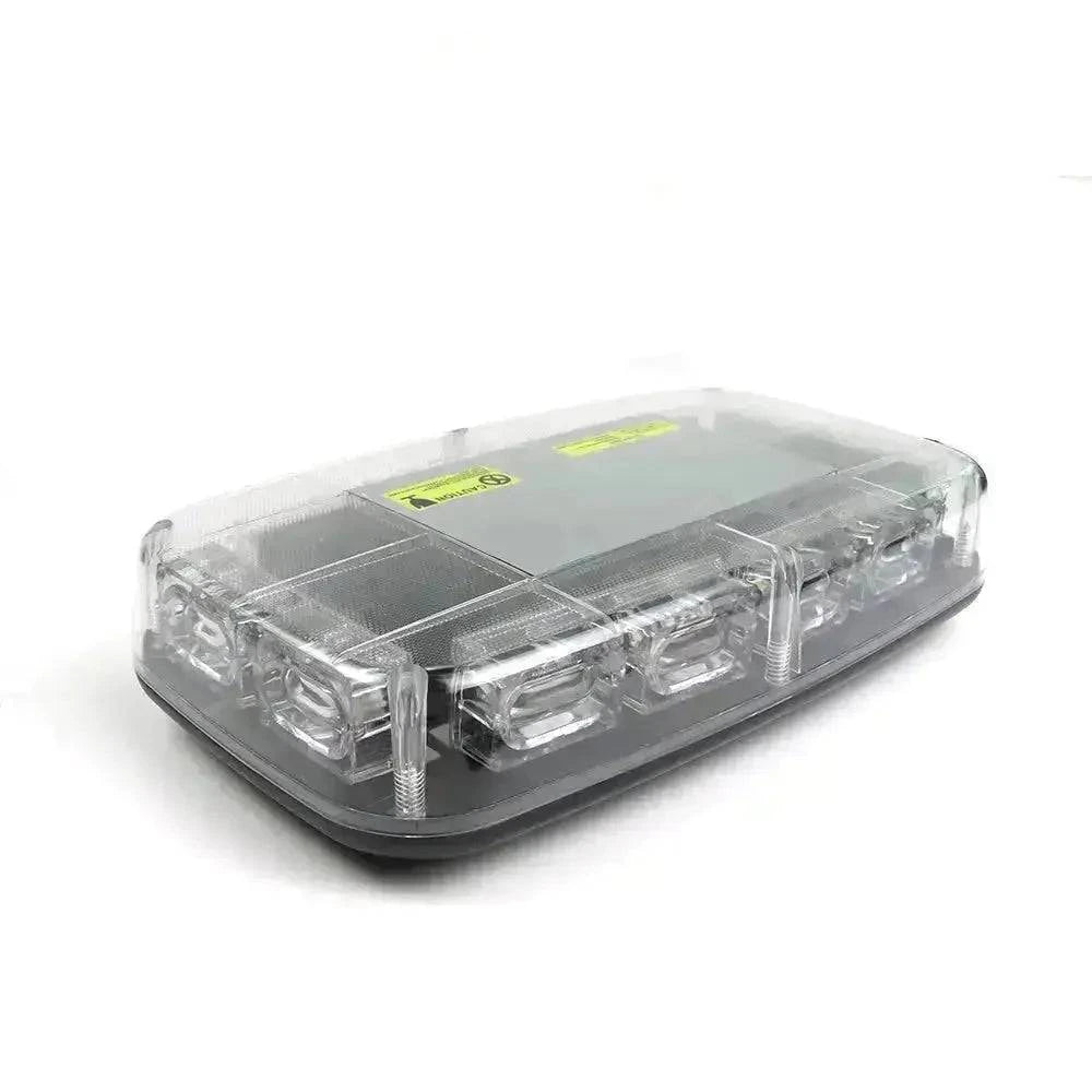 [AMBER] LED Rooftop 12" Mini Emergency Strobe Lights Bar - Premium Services Technologies 
