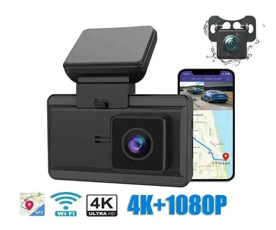UltimateDrive 4K Dual Camera Dash Cam: Full HD Front and back - Premium Services Technologies 